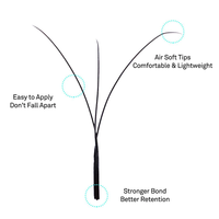YY 3D 4D 5D Forme W Cils Pestaas Cils Extension Premade Lashes Fans Easy Fan W Weave Clover Matte Lash Extension Trays