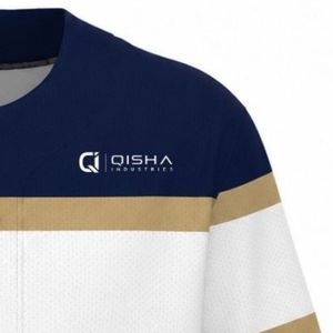 Maillot de baseball pour homme à manches courtes, entièrement boutonné, anti-humidité, pour équipe, avec logo personnalisé, vente en gros - Product Image 5
