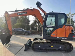 รถขุดขนาดเล็ก Doosan DX75-5B คุณภาพดีที่สุด น้ำหนัก 7.5 ตัน รถขุดไฮดรอลิกแบบตีนตะขาบ พร้อมห้องโดยสาร ROPS เครื่องยนต์ทรงพลัง ประสิทธิภาพสูง - Product Image 2
