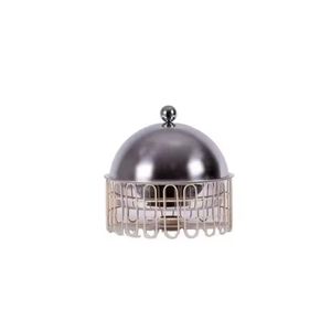 Luxury Stainless Steel Food Warmer with Decorative Beaded Stand Dome Lid <b>Buffet</b> <b>Server</b> Chafing Dish Catering Tableware - Product Image 5