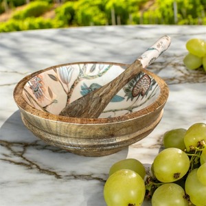 Bol en bois à double paroi, décoratif, pour la table à manger, la cuisine, la décoration de la maison et les cadeaux - Product Image 6