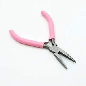Pink <b>Mini</b> Jewelry Pliers Stainless Steel Precision Wire Cutters DIY Craft <b>Tools</b> for Necklace Pendant Making Custom <b>Tools</b> - Product Image 1