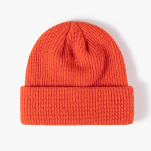 Bonnet d'hiver unisexe avec visière, chaud, double tricot, revers, pour voyage, en tissu courant, tailles adultes - Product Image 2