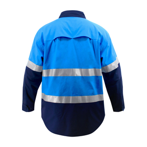 Vestes de travail haute visibilité pour hommes, haute performance, sécurité en extérieur, matériau réfléchissant, coupe confortable, vestes de sécurité durables - Product Image 3
