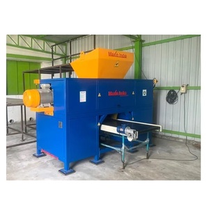 Trituradora de Metal Semiautomática de Acero Inoxidable de Doble Eje, Máquina Trituradora de Chatarra de un Proveedor Indio - Product Image 1