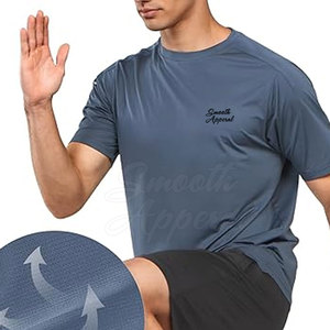 Camisetas Deportivas de Punto para Hombre, Transpirables, Ligeras, de Spandex/Poliéster, para Entrenamiento, Running y Entrenamiento de Alta Intensidad - Product Image 5