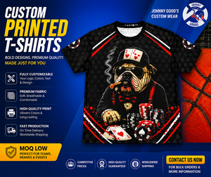 Camiseta Deportiva Personalizada de Johnny Good, Jersey de Béisbol de Manga Corta, Sublimación, Impresión por Transferencia, Unisex, para Adultos, Transpirable - Product Image 1