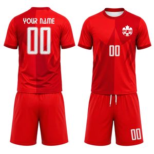 Conjunto de Camiseta y Pantalones Cortos de Fútbol Personalizados con Nombre de Equipo, Número y Logotipo para Niños y Adultos, Venta al Por Mayor OEM - Product Image 2
