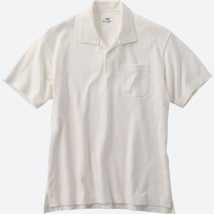 เสื้อโปโลผ้าฝ้ายหนาน้ำหนักมากสำหรับผู้ชาย – ทรงโอเวอร์ไซส์แบบบ็อกซี่ – แขนสั้นแบบดรอปโชว์เดอร์ – ผ้าถักพิเก้คุณภาพพรีเมียมพร้อมกระเป๋าหน้าอก - Product Image 3