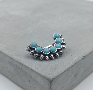 Divyoro Oxidised Aqua Heritage Nath - Product Image 3