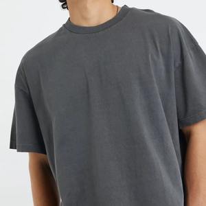 T-shirts personnalisés avec logo, coupe ample pour homme, coton biologique pour femme, coton uni, manches courtes, mode vintage, luxe, haute qualité - Product Image 2