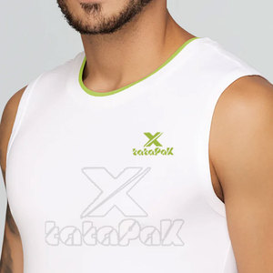 เสื้อกั๊กออกกำลังกายผู้ชายแบบถักน้ำหนักเบา ระบายอากาศได้ดี พร้อมคุณสมบัติการจัดการความชื้นและแห้งเร็วเพื่อการควบคุมอุณหภูมิร่างกายสูงสุด - Product Image 6