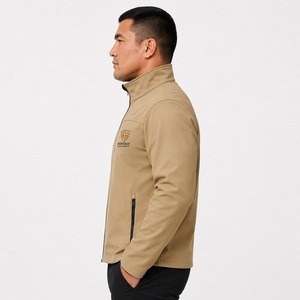 Blouson Softshell Homme d'extérieur Automne Hiver Chaud Coupe-Vent Entièrement Zippé Décontracté Rembourré Respirant Imperméable - Product Image 2