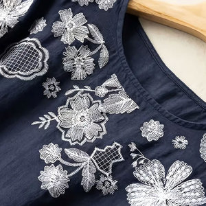 เสื้อยืดผู้หญิงแฟชั่นเรียบง่าย เสื้อยืดผ้าฝ้ายนุ่ม สวมใส่สบาย เสื้อยืดผู้หญิงใส่ได้ทุกวัน - Product Image 5