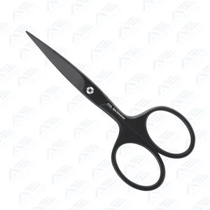 Lames laser ultra-affûtées, garantie 3 ans, ciseaux pour barbe, moustache et poils du nez, ciseaux à barbe, manches en acier inoxydable - Product Image 3