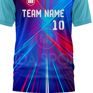 เสื้อคริกเก็ตดีไซน์ใหม่ ชุดทีมสั่งทำพิเศษ พิมพ์ลายแบบซับลิเมชั่น ระบายอากาศได้ดี ชุดยูนิฟอร์มคริกเก็ตประสิทธิภาพสูง ผู้จัดจำหน่าย Wida Sports - Product Image 6