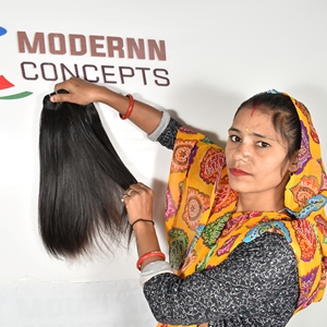 Lots de Cheveux Indiens Bruts Lisses en Gros Provenant d'un Fournisseur Indien – Cheveux Humains Remy Indiens en Gros avec Cuticules Alignées - Product Image 2