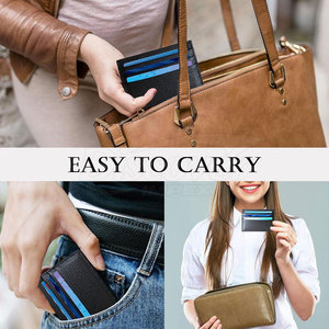 Porte-cartes en cuir personnalisable, vente en gros, qualité supérieure, porte-cartes en cuir de vache véritable pour le rangement des cartes, pour une utilisation quotidienne - Product Image 5