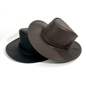 Leather Cowboy <b>Hat</b> High Quality American Export Style Western Travel <b>Summer</b> Casual Fashionable Soft Breathable Fabric - Product Image 3