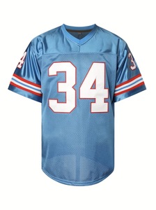 เสื้อฟุตบอลอเมริกันแบบสั่งทำคุณภาพสูงขายดีที่สุด ดีไซน์ลำลองด้านหน้า ผลิตจากโพลีเอสเตอร์ 100% ระบายอากาศได้ดี มีไซส์พลัส ไซส์ใหญ่ แบบไม่มีแขน สั่งซื้อได้ทางออนไลน์ - Product Image 5