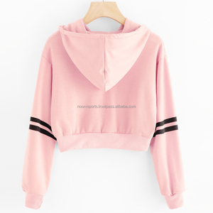 Wholesale Rate New Design <b>Winter</b> Warm Women Crop <b>Top</b> Hoodie Factory Outlet Regular Size Women Crop <b>Top</b> Hoodie - Product Image 3