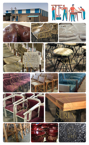 Aparador de Madera Hecho a Mano, Ecológico, Estilo Industrial Moderno, con Puertas y Cajones, Diseño Rústico, Aspecto Antiguo - Product Image 4