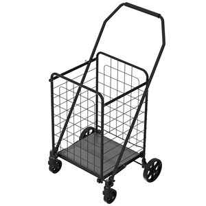 Chariot de courses pliable pour les courses, la lessive, le garde-manger et le jardin - Product Image 3