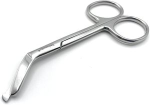 Tijeras para Vendajes Lister, Instrumento Clase I, Set de Enfermería, Acero Quirúrgico Inoxidable de Grado Premium, Manual, CE - Product Image 3