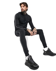 Men's Sports Wear Active Wear Athletic Track Suit Men's Body Fit Sweat Suit In Slim Fit With Drawstring Hoodie - Product Image 1
