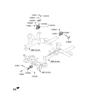 ขายึดเครื่องยนต์ใหม่สำหรับ Elantra รุ่น 21810J9000 - Product Image 2