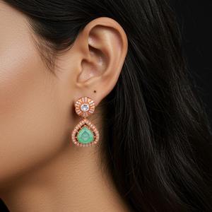 Brilliant Gajaah 925 Sterling <b>Silver</b> <b>Necklace</b> & Earrings <b>Set</b> for Women Premium Pure <b>Silver</b> Jewellery Earrings <b>Set</b> - Product Image 1