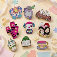 Individueller Niedlicher Fantasy-Hartemaille-Pin, Vergoldetes Cartoon-Charakter-Anstecknadel, Pastellfarbenes Sammlerstück, OEM-Großhandel