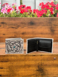 กระเป๋าสตางค์ผู้ชายแบบมีซิปยาวมีเครื่องมือทำจากหนังทันสมัยสีเทาของขวัญสำหรับเขา - Product Image 6