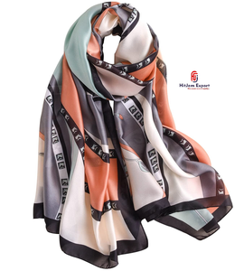 Luxury Printed Long <b>Scarf</b> Soft Fabric Head <b>Scarf</b> White Label Low MOQ Custom Branding OEM ODM Textile Manufacturer - Product Image 6