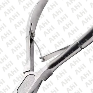 Coupe-ongles incurvé AHI en acier inoxydable robuste, à large ouverture pour ongles épais, coupe-ongles professionnel durable pour les orteils - Product Image 3