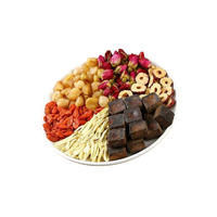 Tisane Premium aux Herbes Aromatisées avec Mélange de Jujube, Gingembre, Miel, Rose et Goji en Sachet pour Boissons Bien-être Quotidiennes