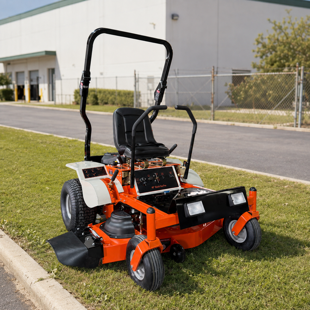 Heavy Duty Zero Turn Mower for Professional Grounds Maintenance and Large Acreage Lawn Care on Commercial Properties