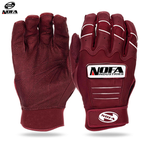 Gants de frappeur de baseball en cuir personnalisés en gros - Imperméables, isolés, à doigts fendus, durables, haute adhérence, pour l'entraînement en infield - Product Image 4