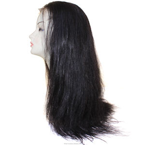 Peluca vietnamita 5x5 con cierre de encaje HD, cabello virgen 100% natural, liso, color 613, de alta calidad. - Product Image 1