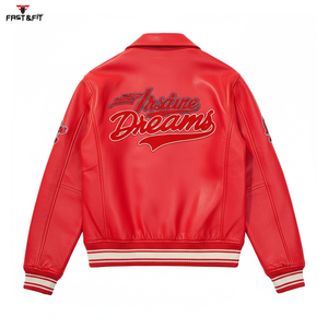Hot Selling Custom Logo Chenille Patch Canvas Winter <b>Varsity</b> Chenille Embroidery Letterman Baseball Embroidery <b>Jacket</b> for <b>Men</b> - Product Image 2