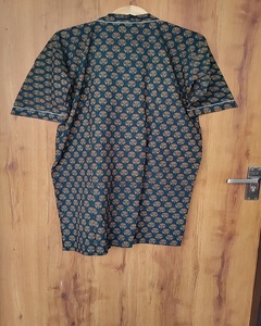 Hermoso Kimono Estampado de Algodón con Estampado Floral Hecho a Mano, Ropa de Dormir Transpirable de Manga Larga, Tallas Disponibles - Product Image 4