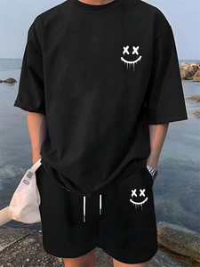 Camiseta de Manga Corta Casual de Verano para Hombre, Tejida y Transpirable, Estilo Urbano para Exteriores - Product Image 2