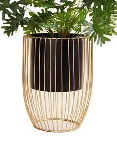 Jardinière décorative en métal sur pied pour plantes d'intérieur et d'extérieur – Idéale pour la décoration de la maison - Product Image 5