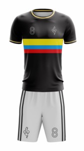 Camiseta de Fútbol Personalizada para Hombre, 100% Poliéster, Sublimada, Impresión por Transferencia de Calor, Secado Rápido, Manga Corta, Logotipo Personalizado, Múltiples Posiciones - Product Image 4