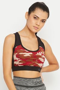 Soutien-gorge de sport réversible grande taille pour femme, bretelles ajustables, col rond, maintien moyen, respirant, haut de sport fitness - Product Image 2