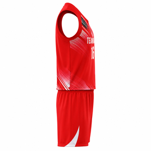 Custom Unisex <b>Volleyball</b> Jersey Tank Top Shorts <b>Set</b> 100% Polyester Custom Sublimation Quick Dry Moisture-Wicking Breathable - Product Image 2