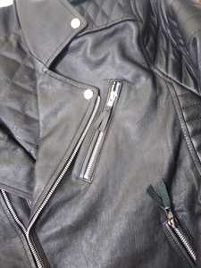 Veste de motard en cuir véritable de qualité supérieure pour homme |   Veste en cuir de moto noire personnalisée |   Fabricant OEM ODM |   Fournisseur en gros - Product Image 4