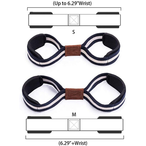 Sangle de musculation réglable en coton et néoprène pour soulevé de terre et haltérophilie, avec fermeture à pression, légère et robuste - Product Image 2