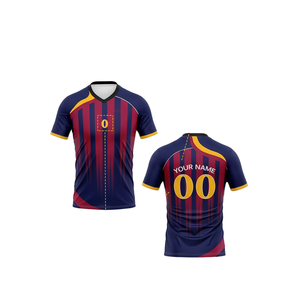 Uniforme de Fútbol Personalizado para Hombre, Transpirable, de Manga Corta y Cuello en V, Oferta Especial con Ajuste de Precio, Camiseta de Visitante - Product Image 1