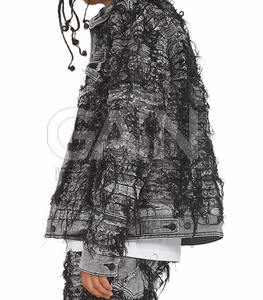 Chaqueta de Mezclilla para Hombre, Nueva Moda, con Interior Cálido, Ideal como Chaqueta de Invierno, MOQ Bajo - Product Image 4